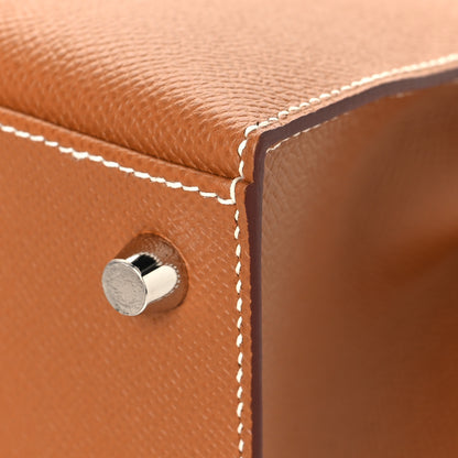 Hermes Epsom Kelly Sellier 25 Gold 10 of 13