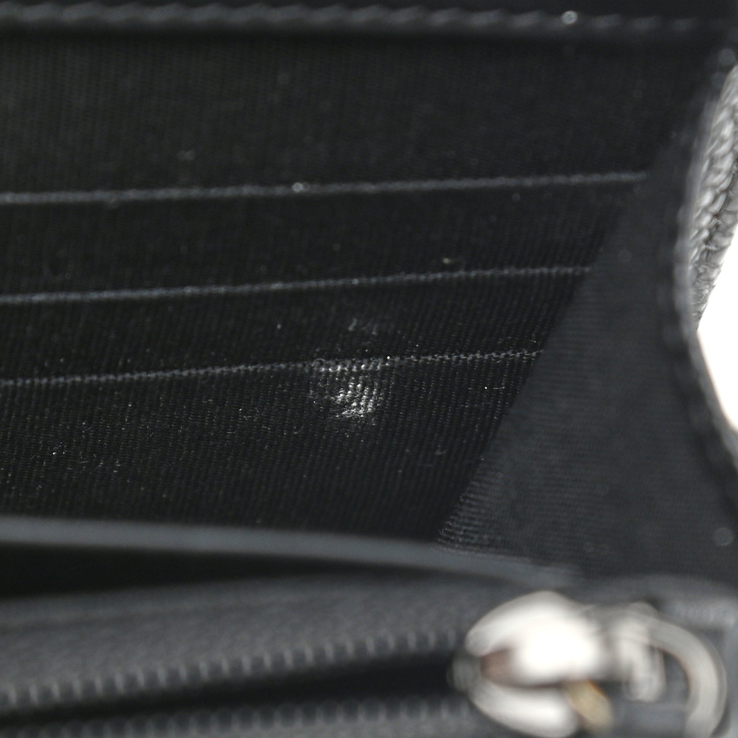 Caviar Quilted Boy Wallet On Chain WOC Black