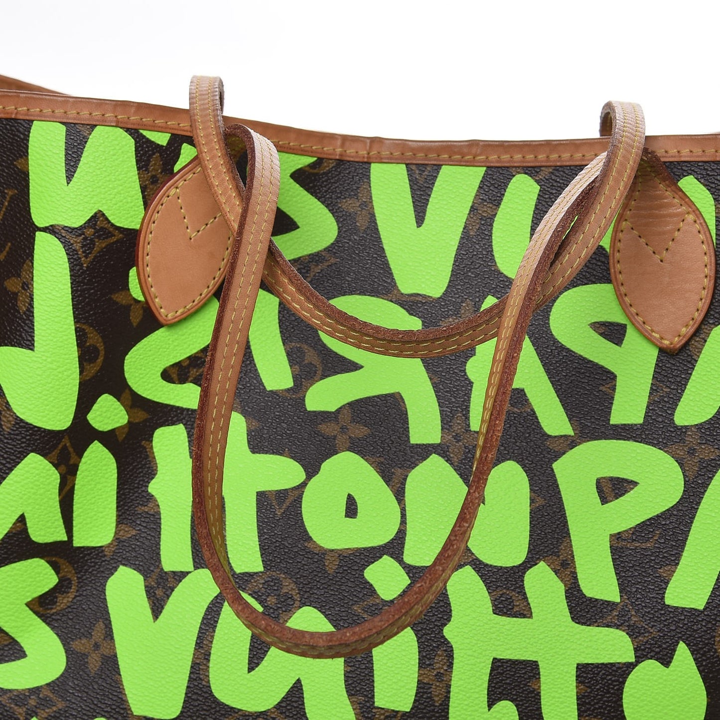 Monogram Graffiti Neverfull GM Green