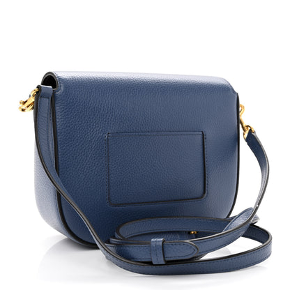 Mulberry Small Classic Grain Calfskin Small Darley Satchel Pale Navy 3 of 10
