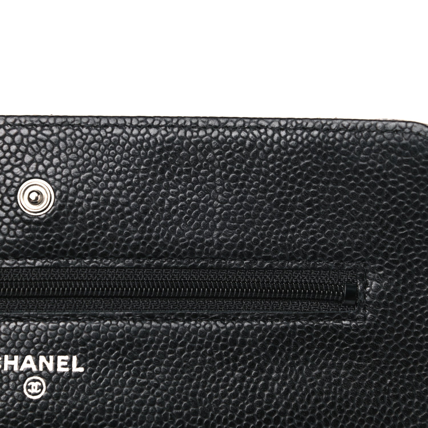 Chanel Caviar Quilted Wallet On Chain WOC Black 15 of 18