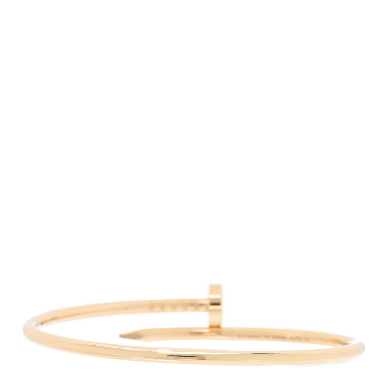 Cartier 18K Yellow Gold Small Juste Un Clou Bracelet 15 2 of 4