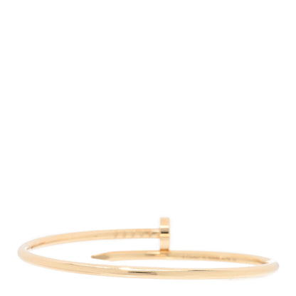 Cartier 18K Yellow Gold Small Juste Un Clou Bracelet 15 2 of 4