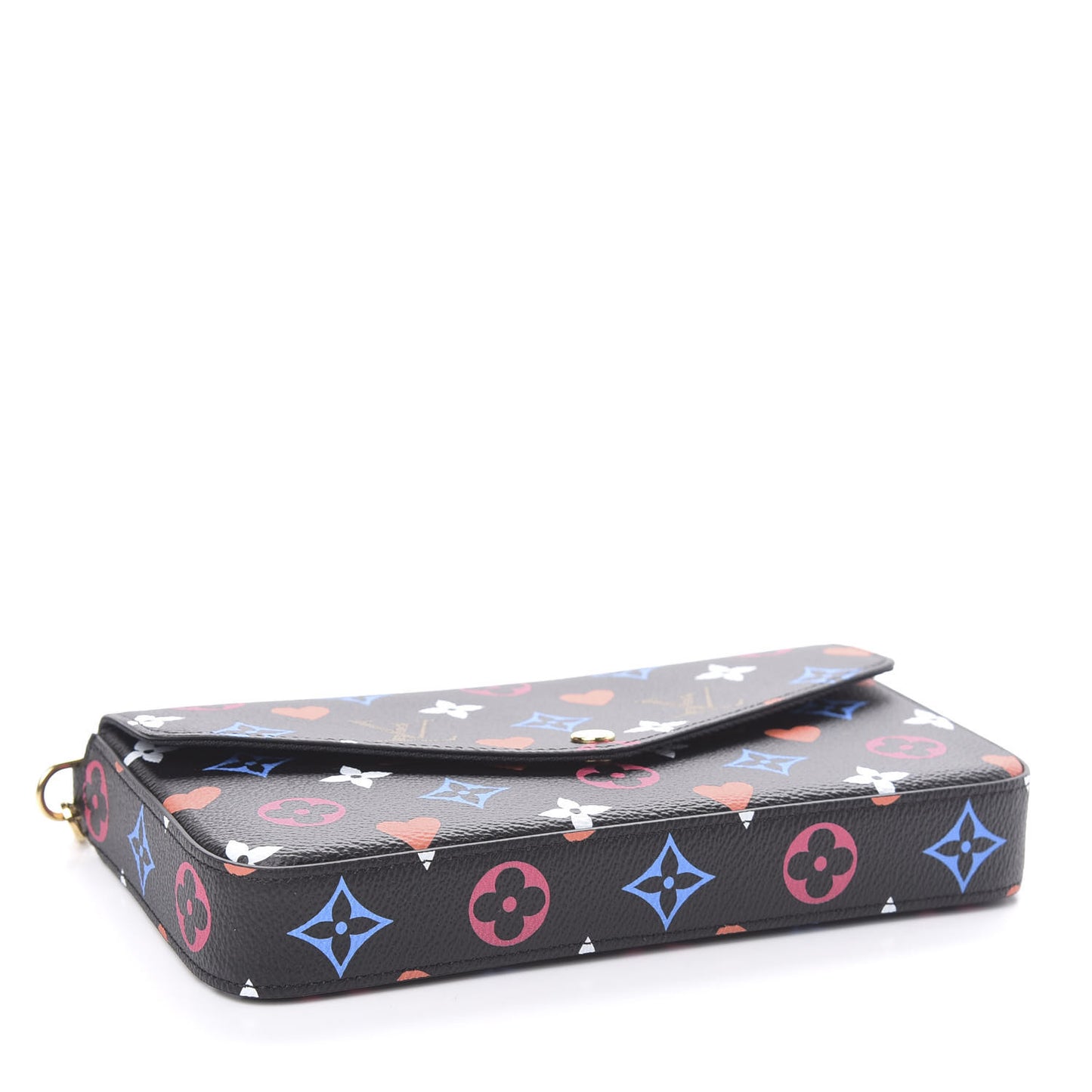 Game On Felicie Chain Wallet Black