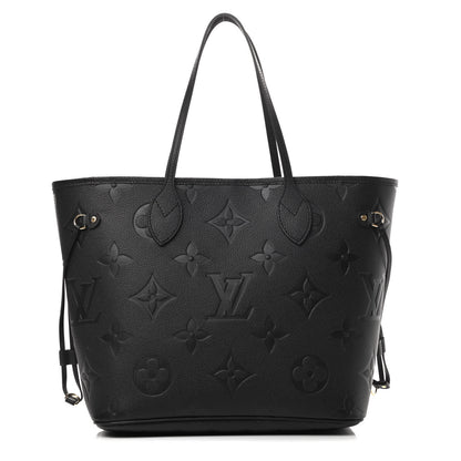 Louis Vuitton Empreinte Monogram Giant Neverfull MM Black 2 of 12