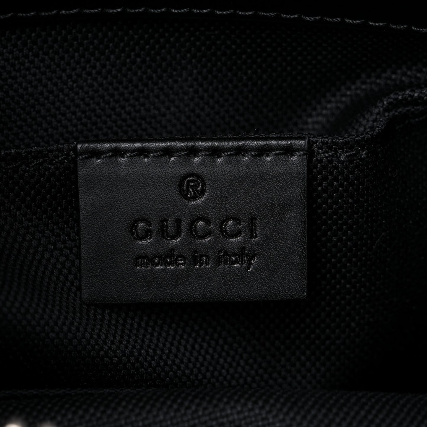 GG Supreme Monogram Web Small Flat Messenger Bag Black Grey