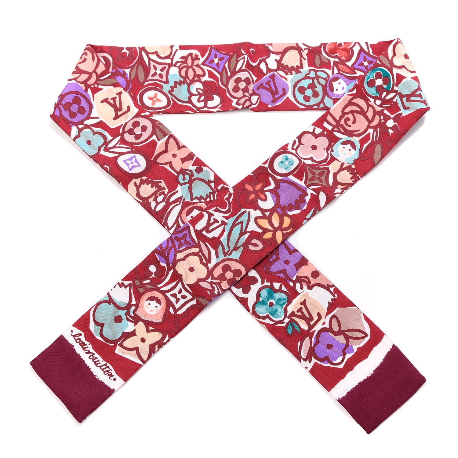 Louis Vuitton Silk Eugenia Bandeau 1 of 4