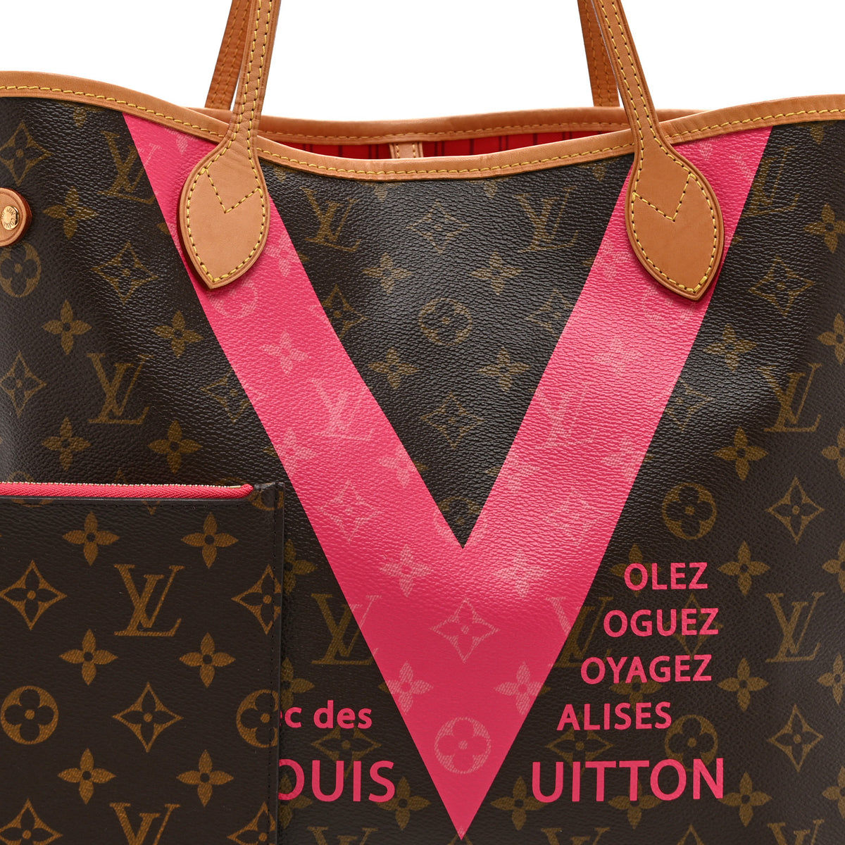 Louis Vuitton Monogram V Neverfull MM Grenade 9 of 11
