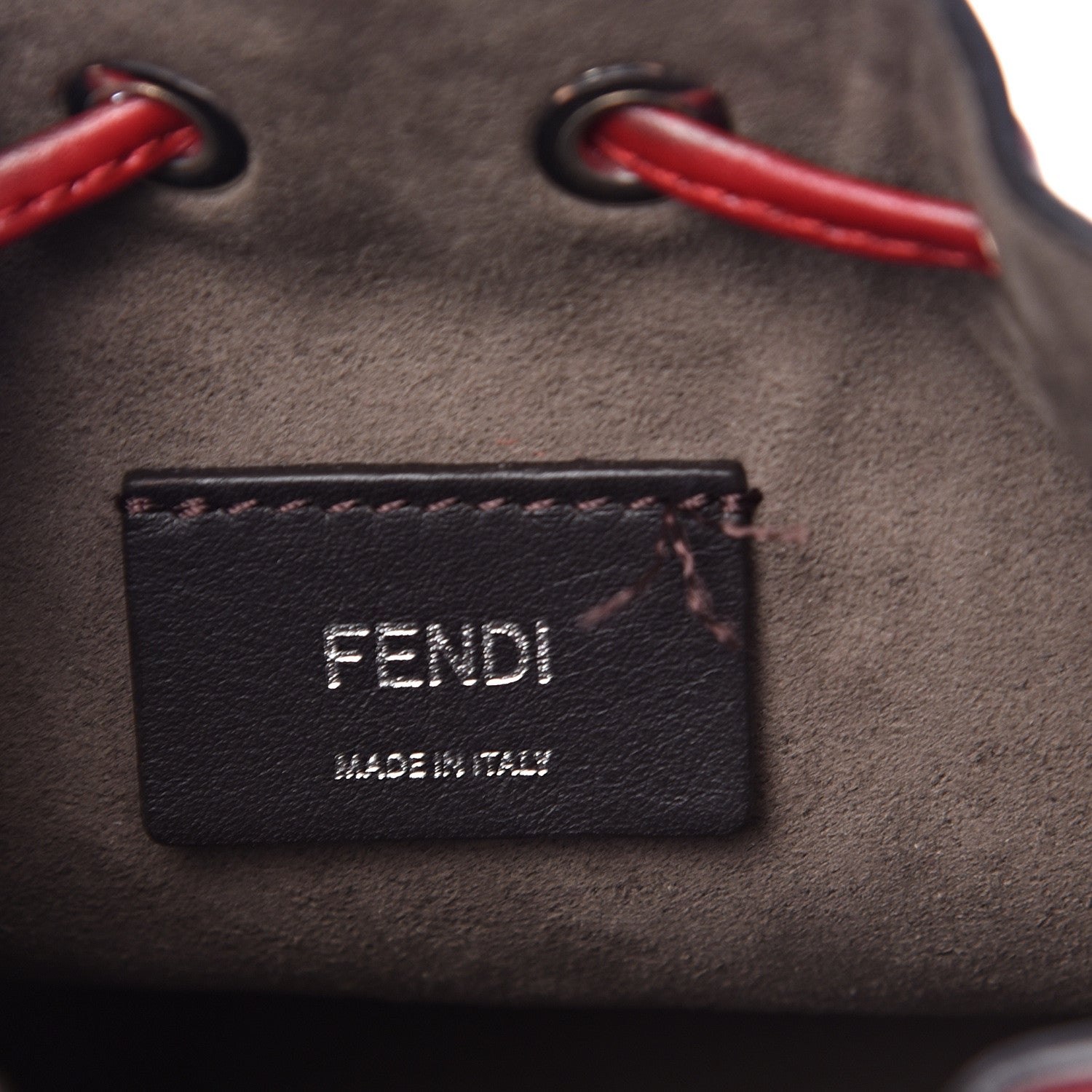 Fendi Vitello Liberty F is Fendi FF 1974 Embossed Mini Mon Tresor Bucket Bag Fragola 5 of 12