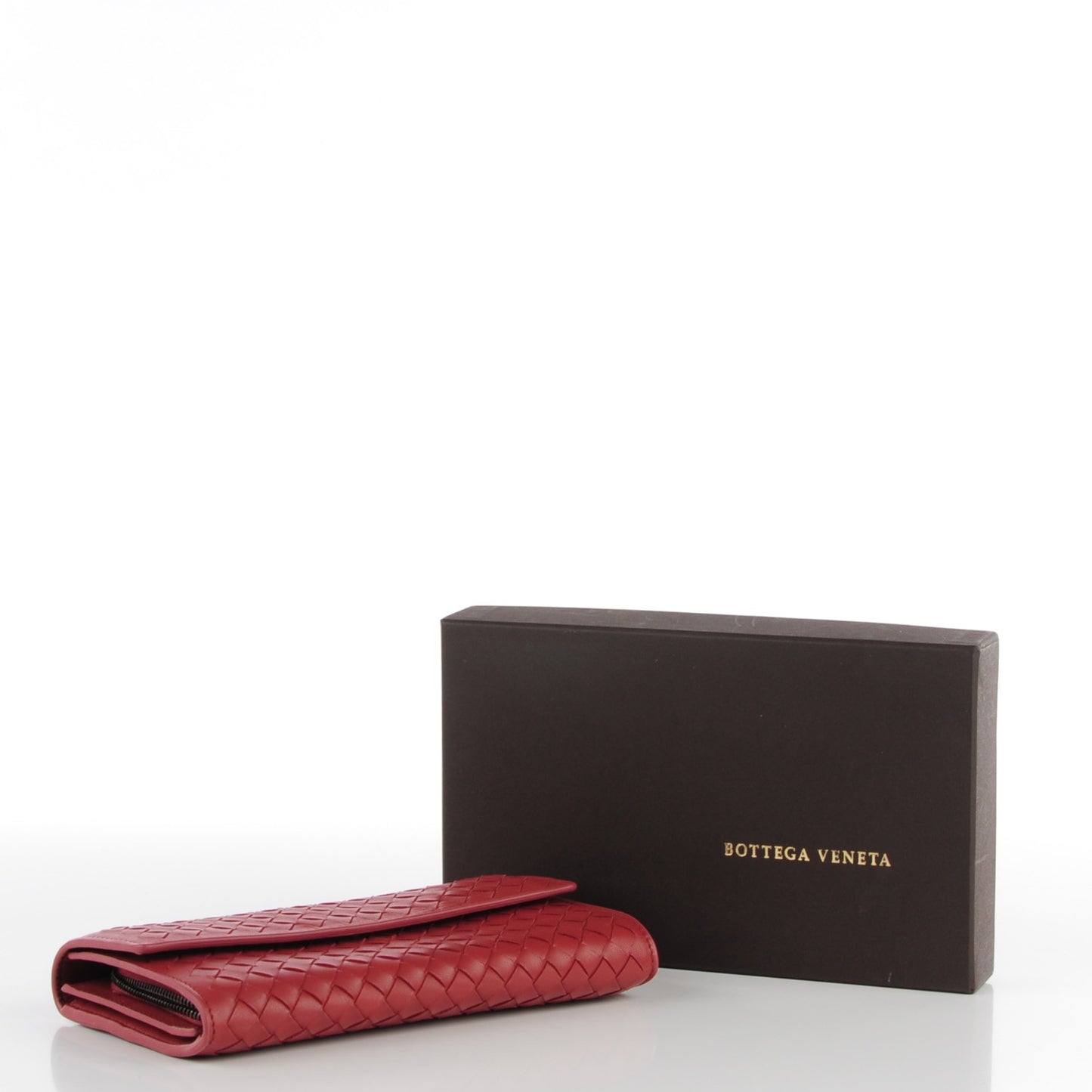 Nappa Intrecciato Continental Flap Wallet