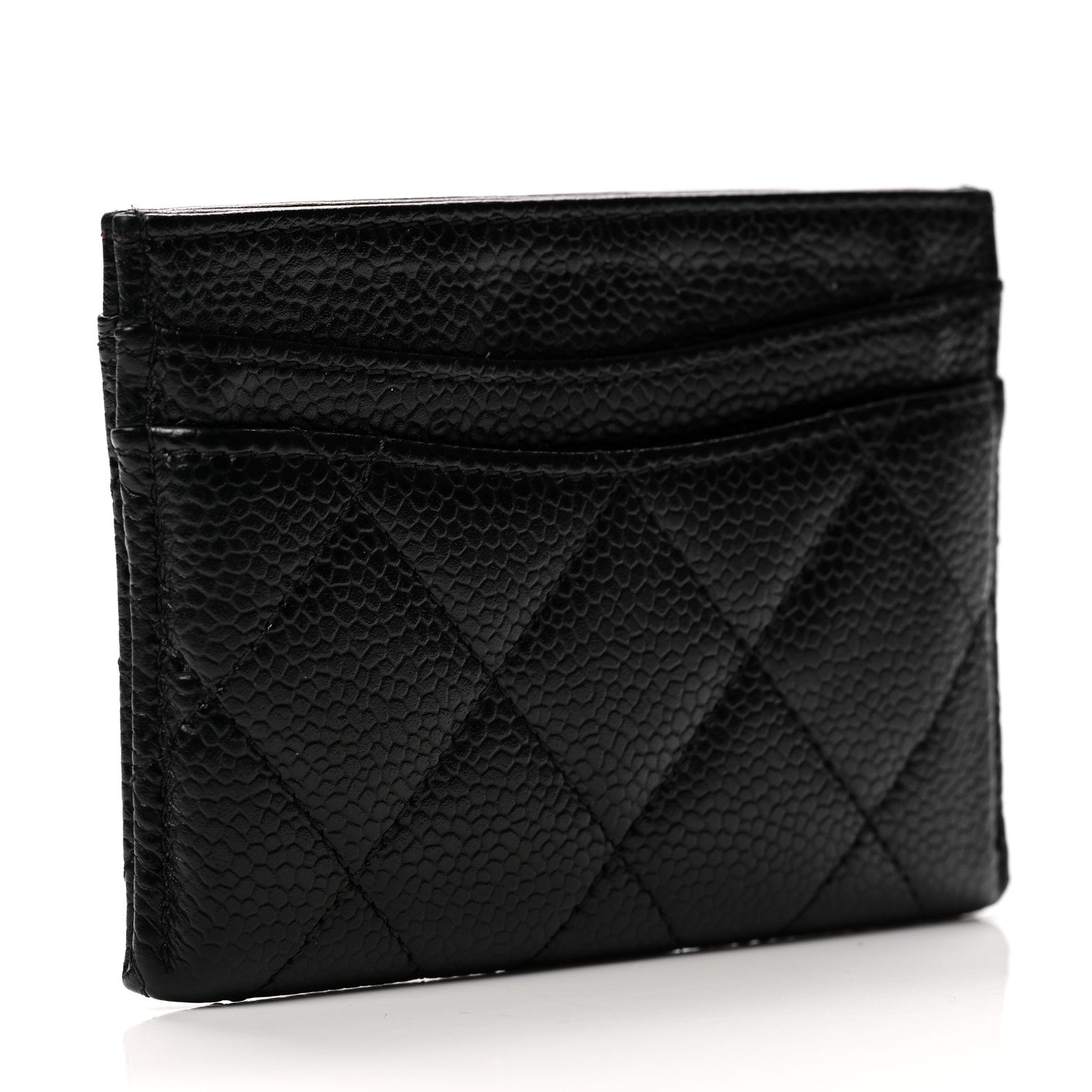 Chanel Caviar Quilted Card Holder Black 3 of 9