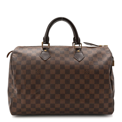 Louis Vuitton Damier Ebene Speedy 35 1 of 13