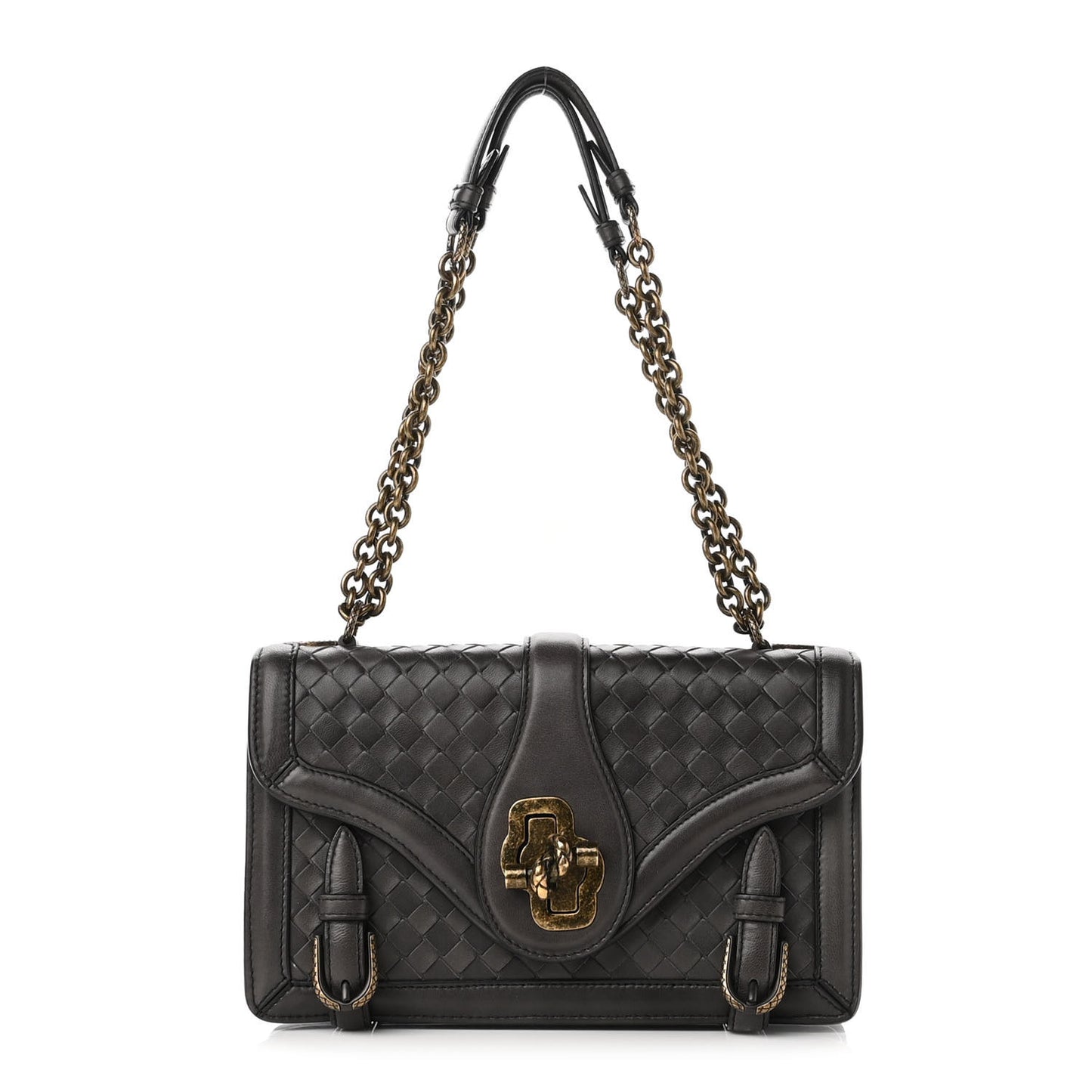 Intrecciato City Knot Bag Grey