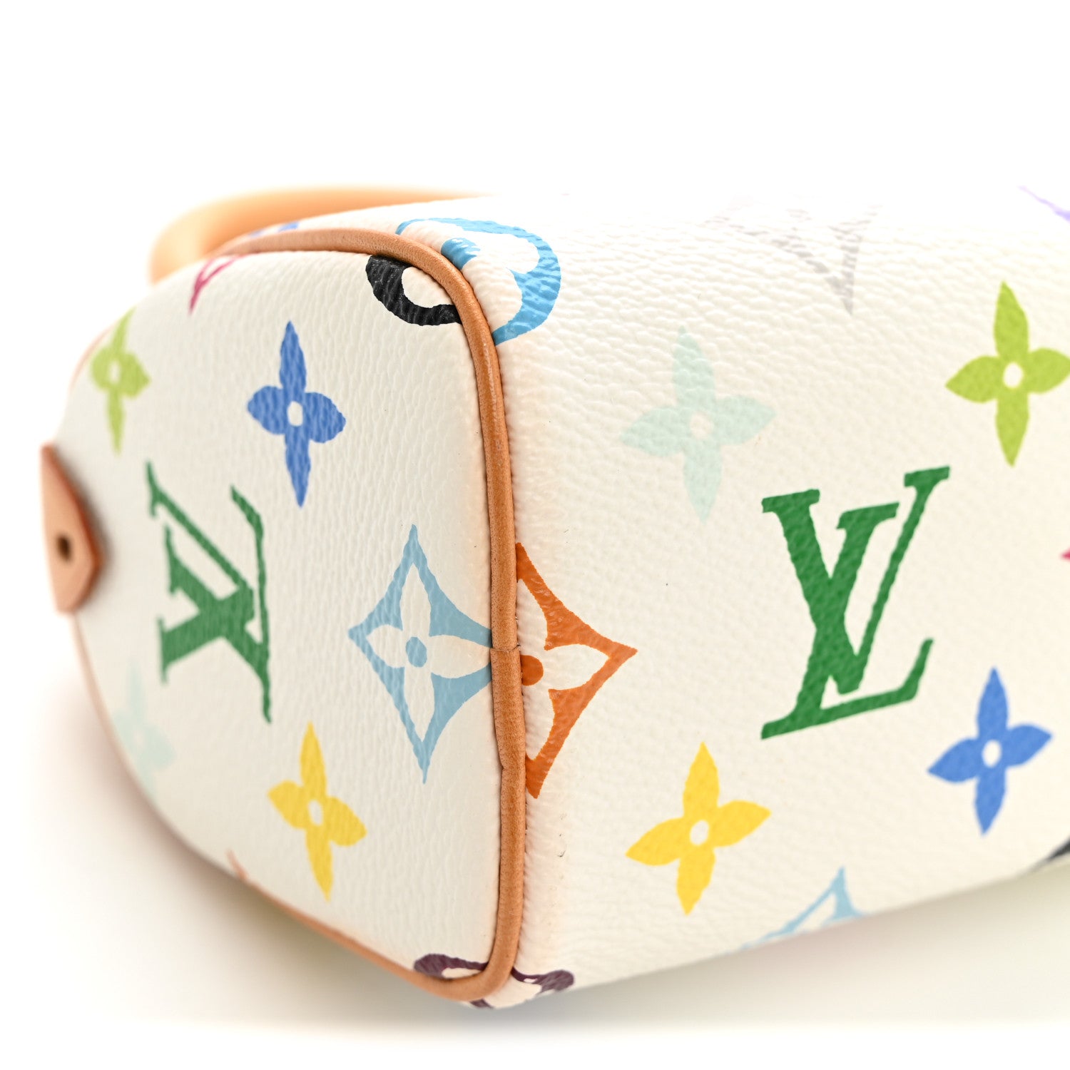 Louis Vuitton Monogram Multicolor Mini Sac HL Speedy White 7 of 8