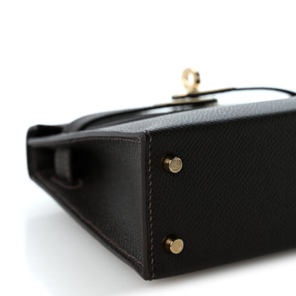 Hermes Epsom Mini Kelly Sellier 20 Bai Brun 8 of 8