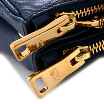 Prada Saffiano Lux Medium Galleria Double Zip Tote Bluette 11 of 11