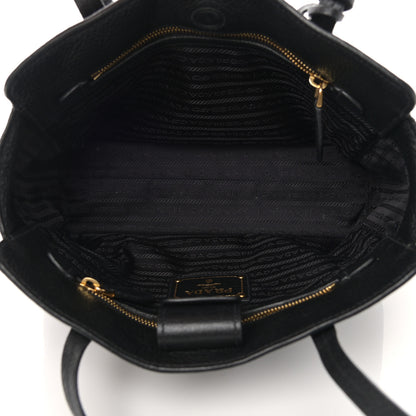 Prada Vitello Phenix Tote Black 5 of 20