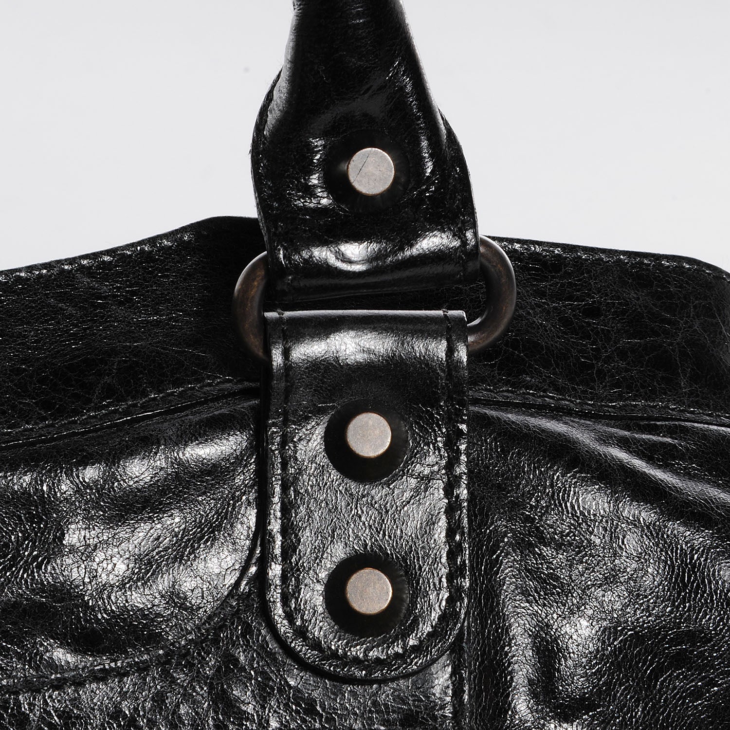 Balenciaga Agneau Classic Hardware Step Bag Black 7 of 15