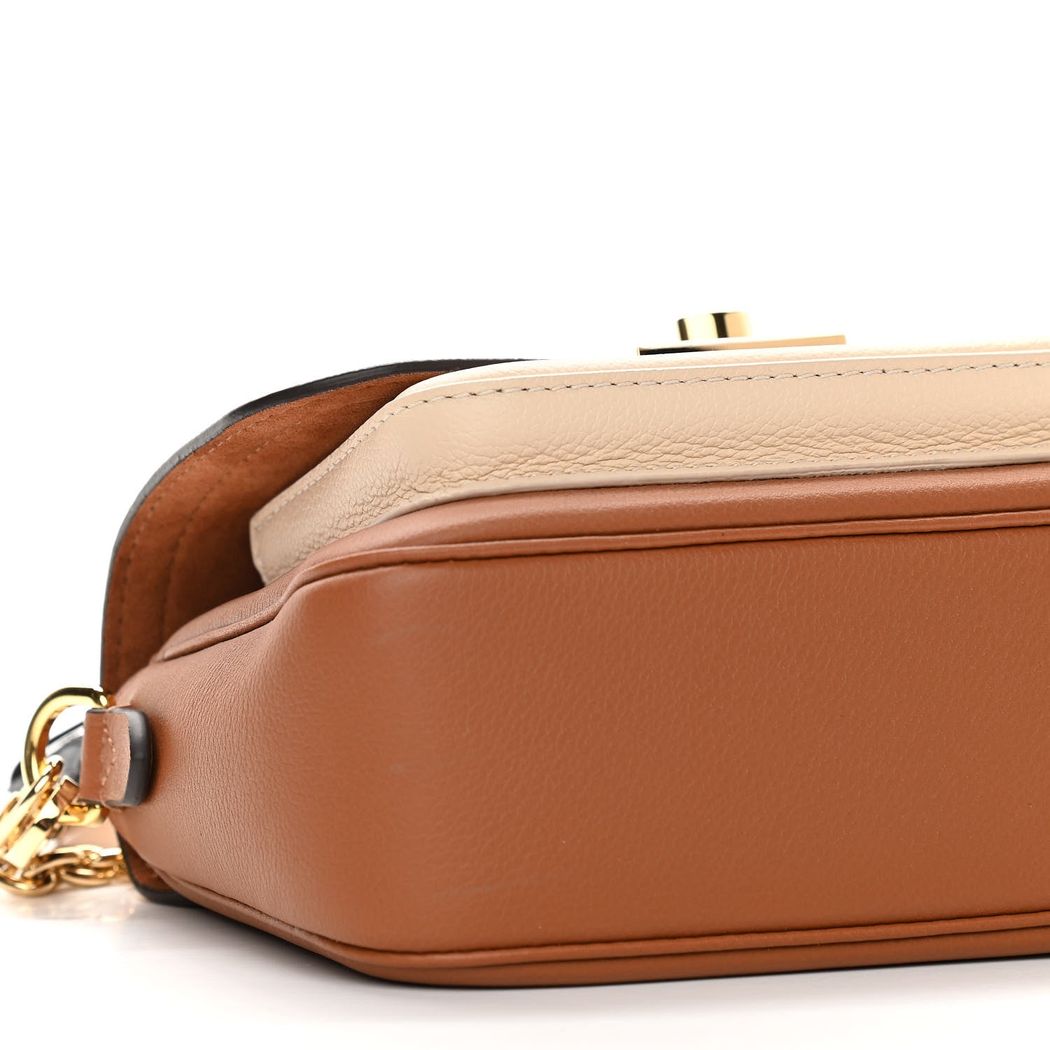 Louis Vuitton Grained Calfskin Lockme Tender Chataigne 7 of 8