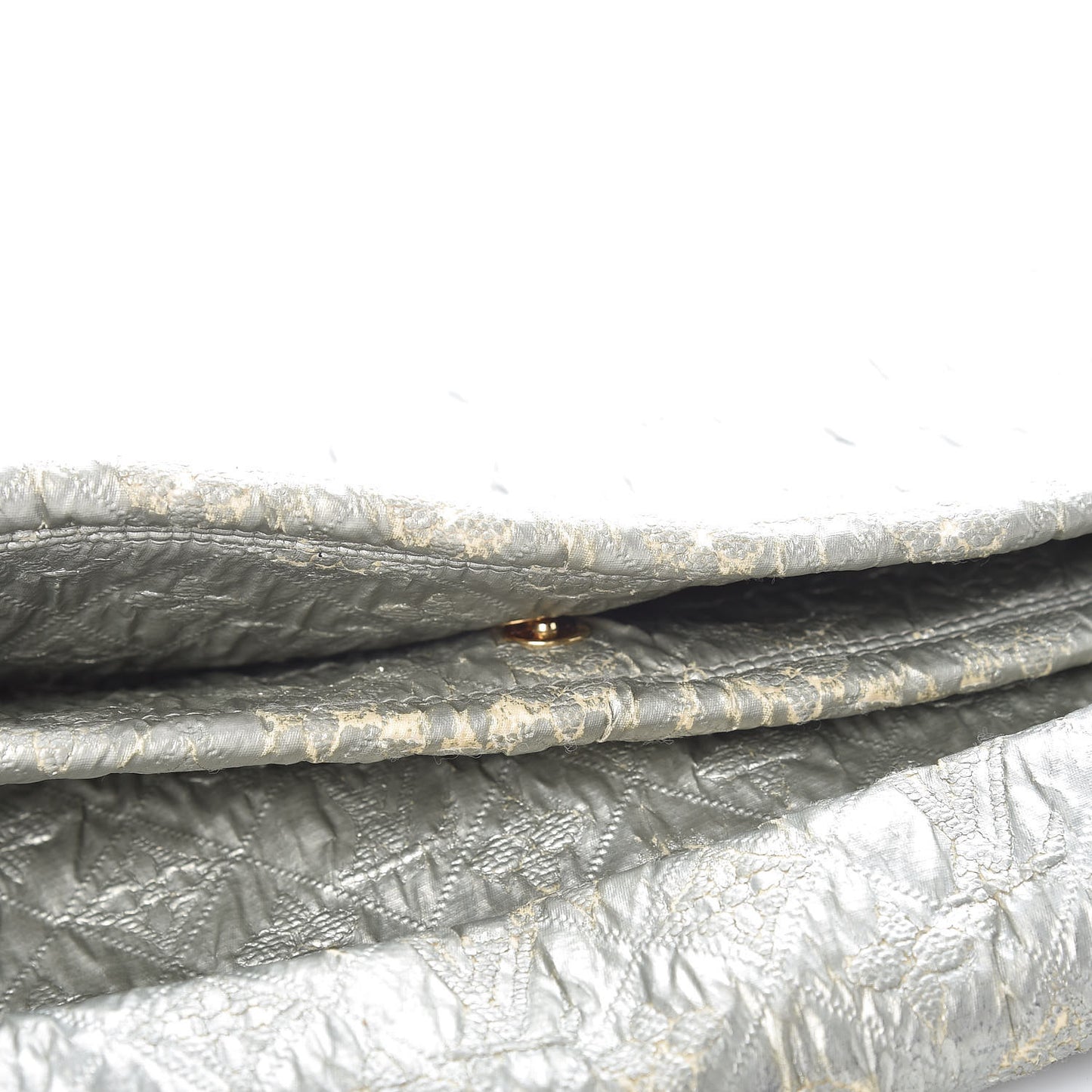 Jacquard Quilted Monogram Limelight Clutch GM Perle