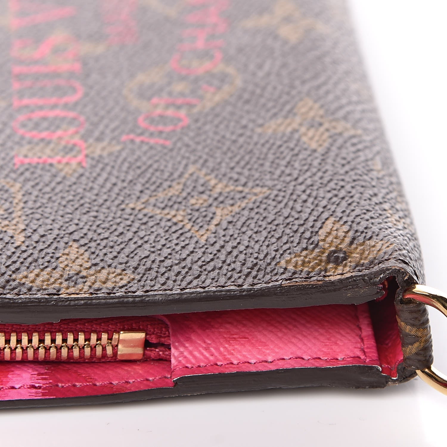 Louis Vuitton Monogram Articles de Voyage Ikat Insolite Wallet Rose Indien 10 of 11