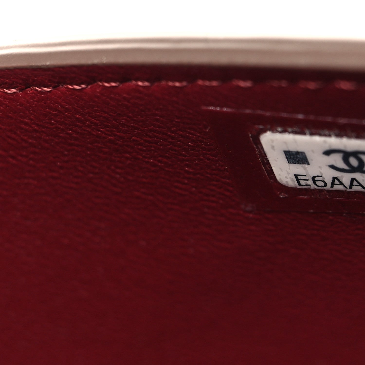 Chanel Grained Goatskin Envelope Clutch With Chain Light Brown 7 of 10