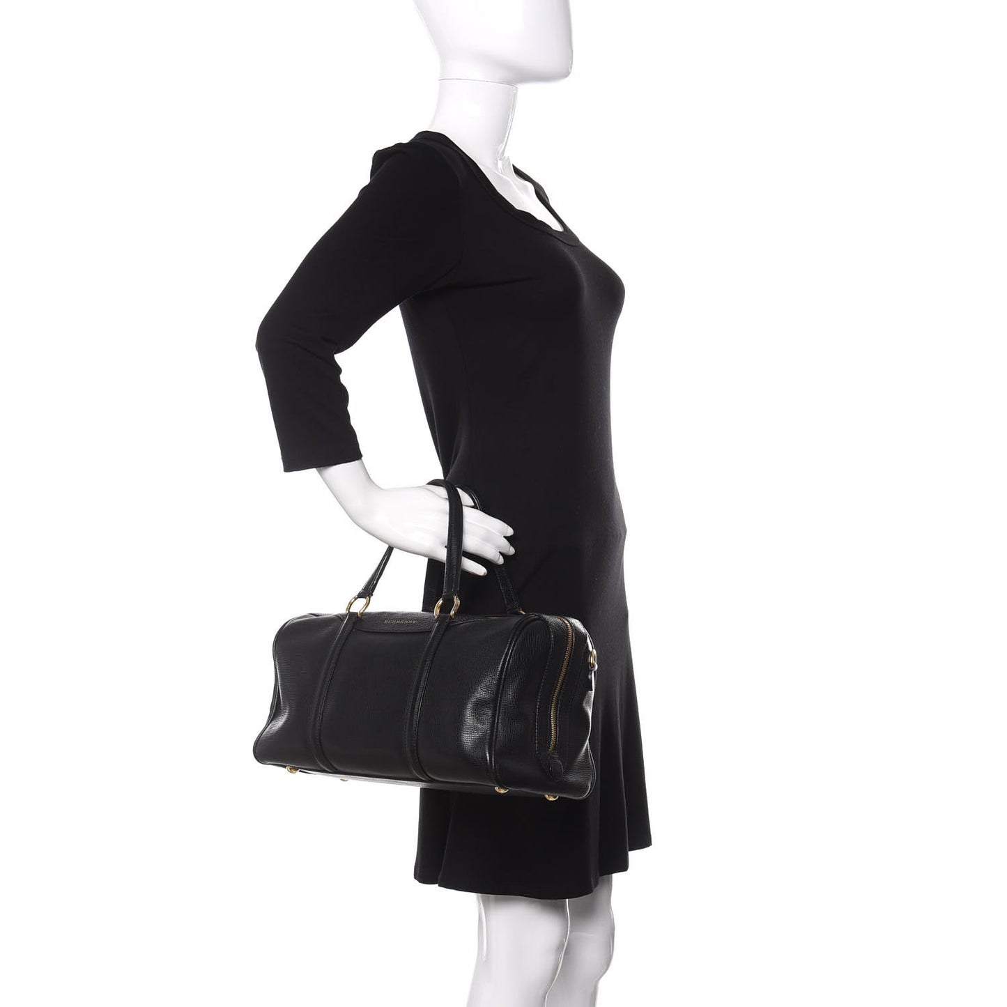 Derby Calfskin Medium Alchester Bowling Bag Black