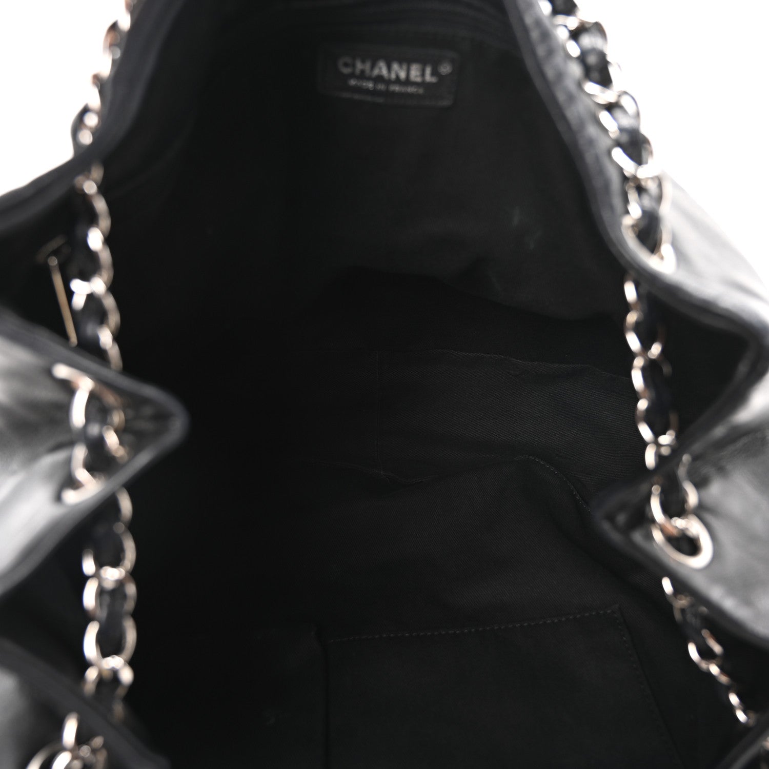 Chanel Lambskin Sensual Hobo Black 5 of 10