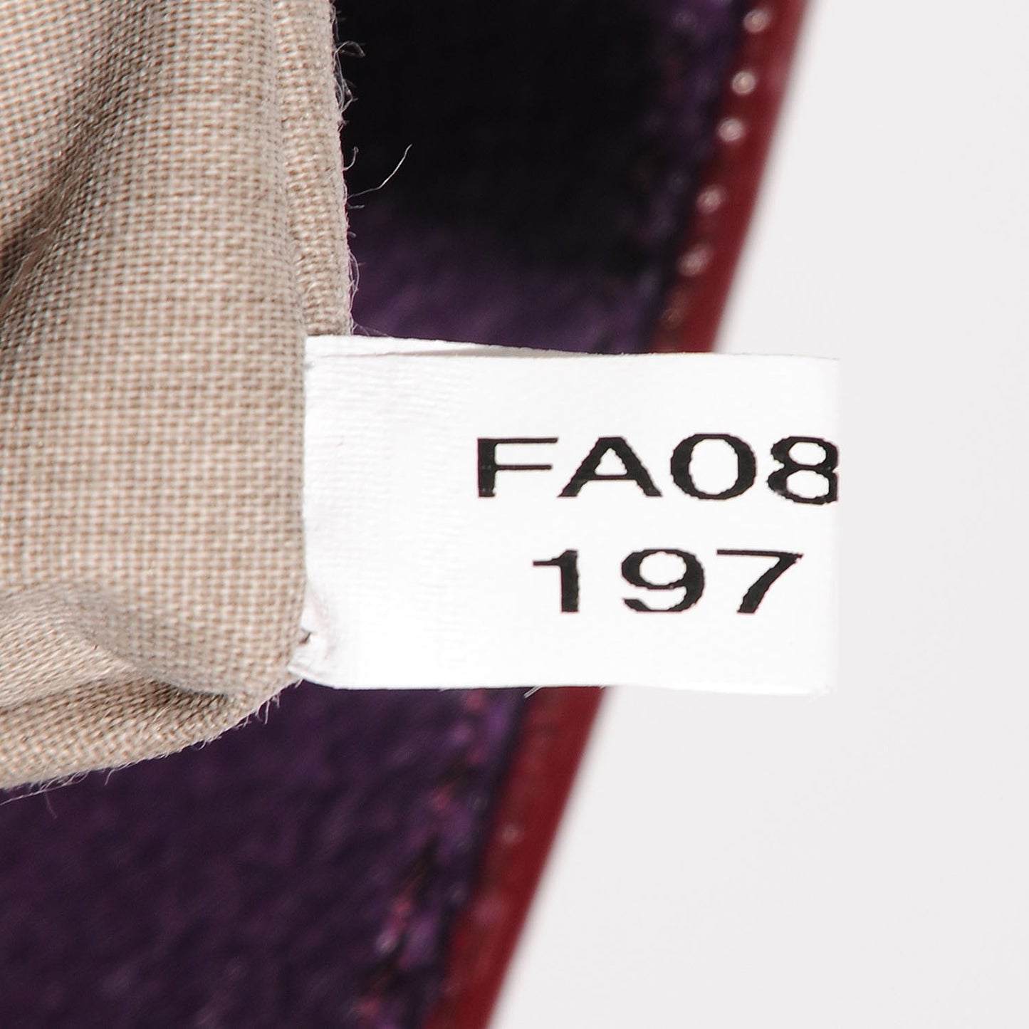 Goatskin Quilted Mary Flap Purple