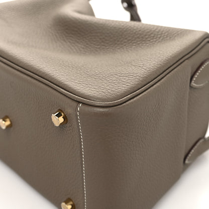 Hermes Taurillon Clemence Lindy 26 Etoupe 12 of 13