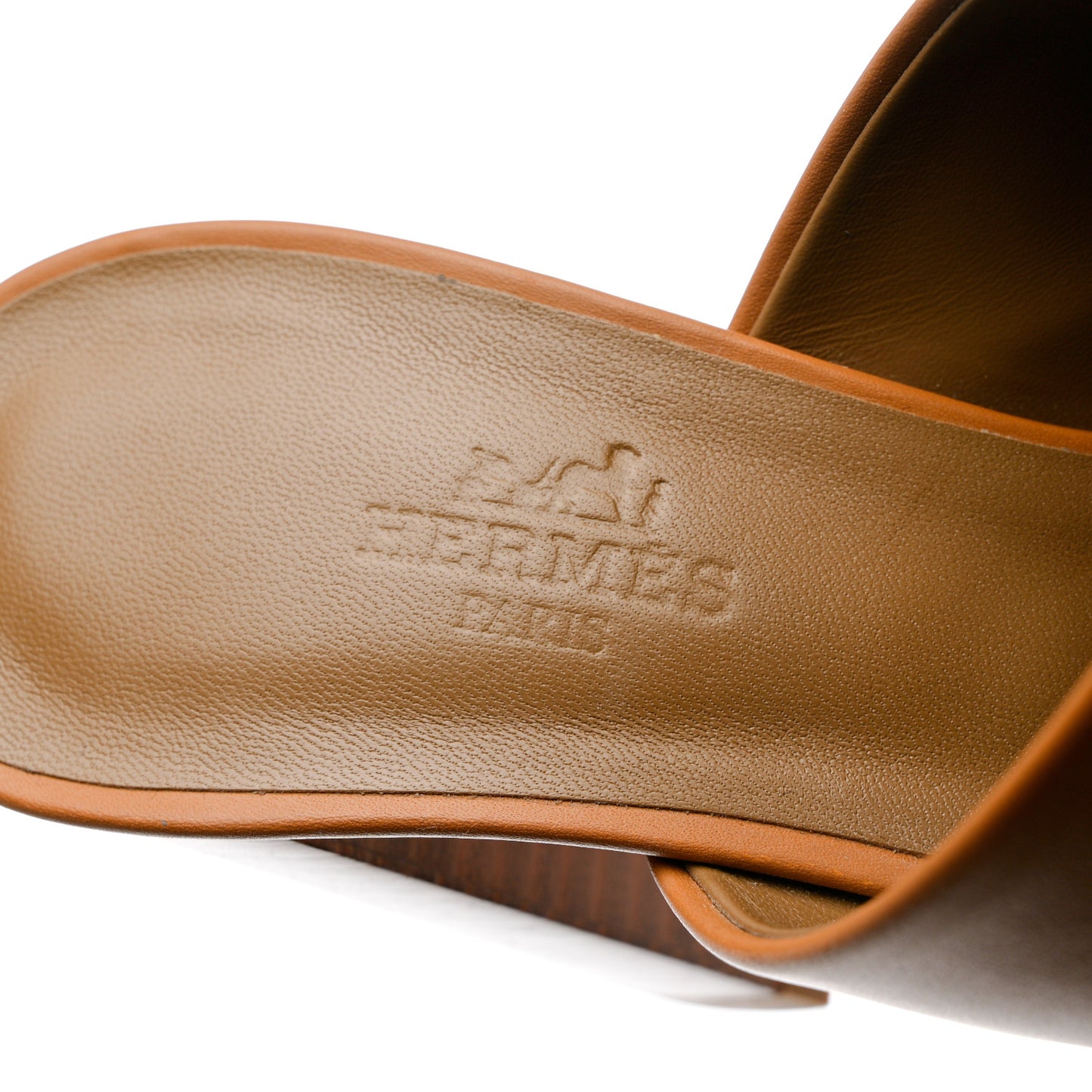 Calfskin Camilla Mules 36.5 Beige Dore