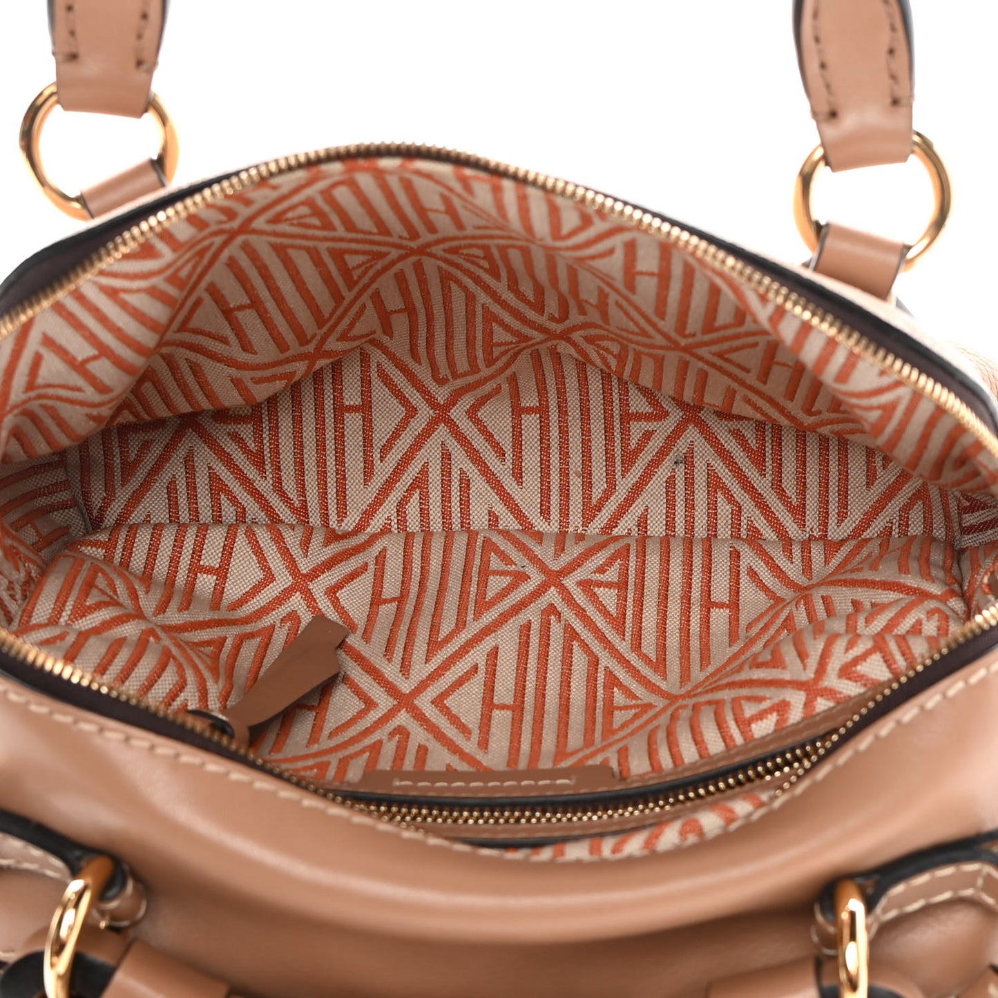 Calfskin Small Daria Cement Brown