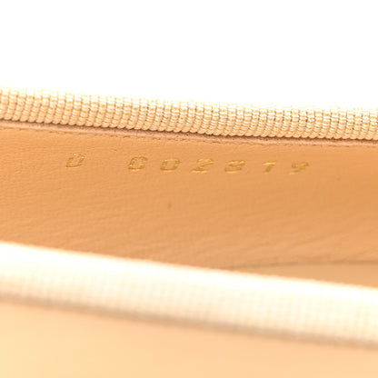 Chanel Lambskin Cap Toe CC Ballerina Flats 41 Dark Beige Black 8 of 9