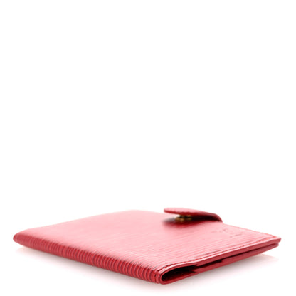 Louis Vuitton Epi Mini Agenda Cover Castillan Red 4 of 6