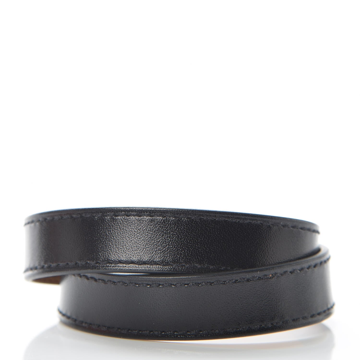 Hermes Box Kelly Double Tour Bracelet S Black 3 of 8