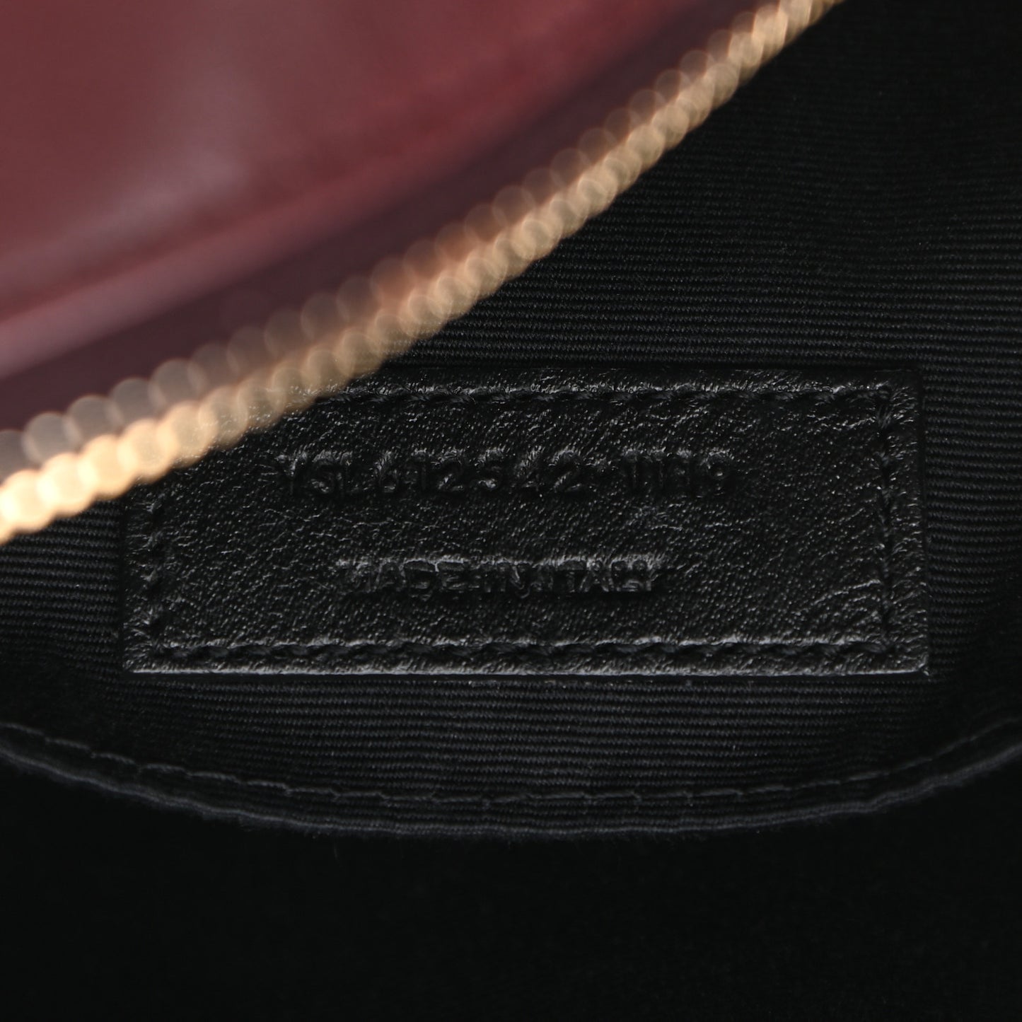 Lambskin Monogram Lou Camera Bag Burgundy