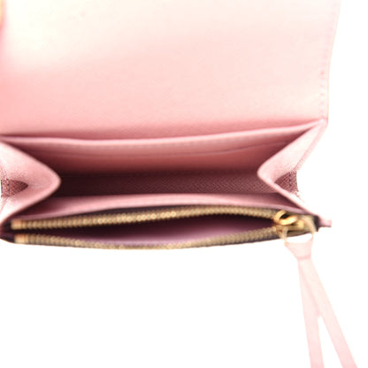 Louis Vuitton Damier Ebene Rosalie Coin Purse Rose Ballerine 5 of 7