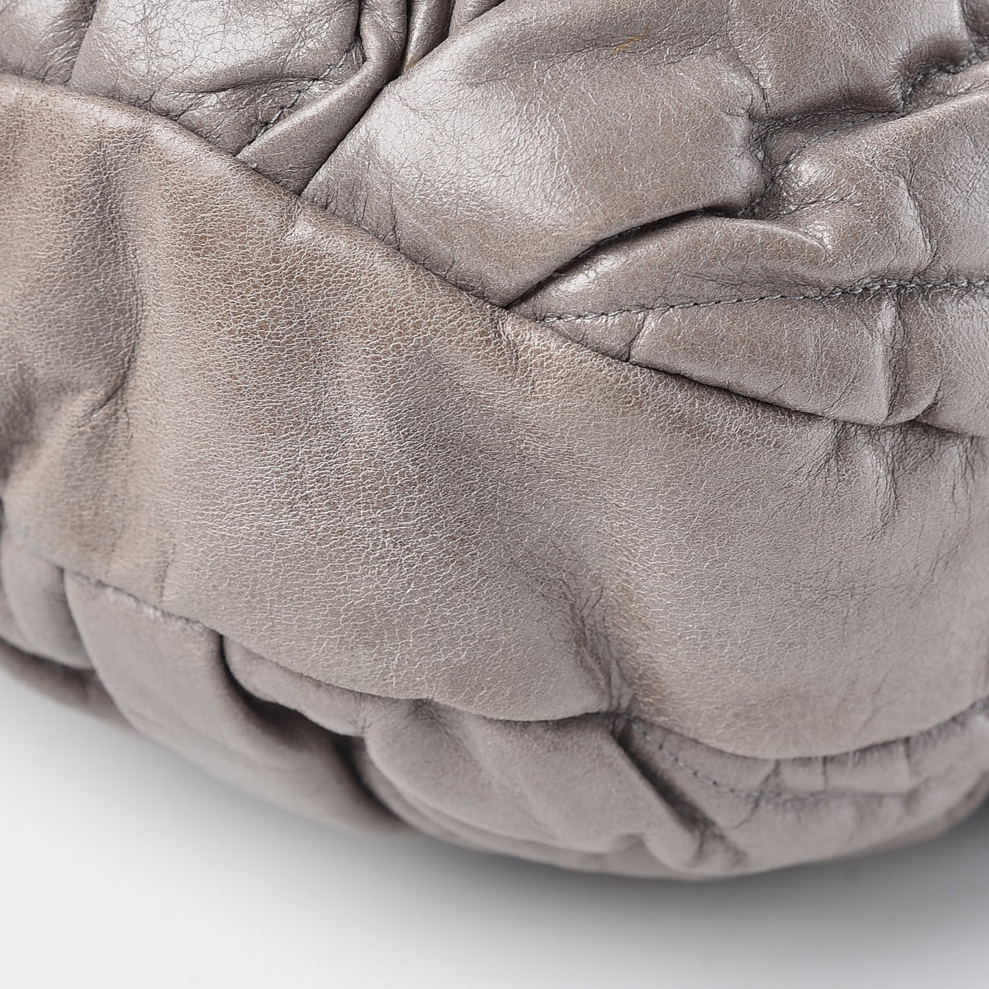 Nappa Matelasse Coffer Hobo Fumo
