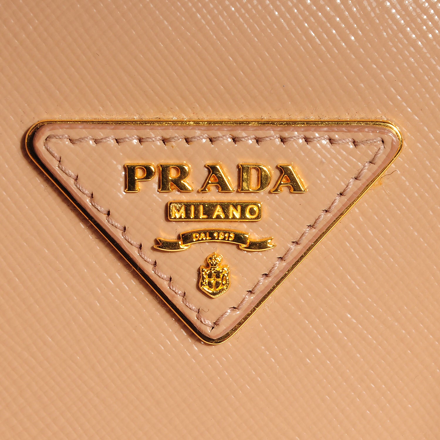 Prada Saffiano Vernice Promenade Dome Tote Cammeo 6 of 9