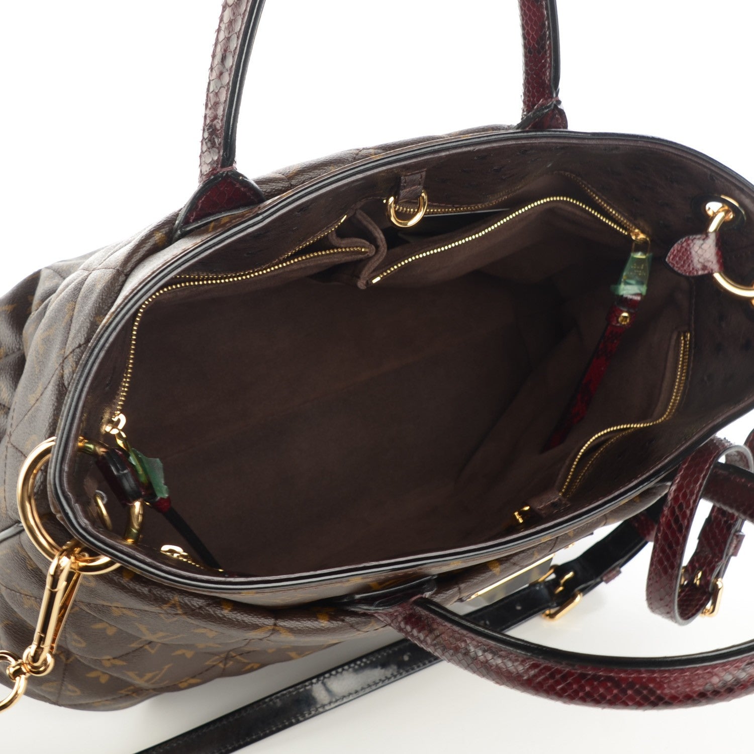 Louis Vuitton Monogram Python Etoile Exotique GM Bordeaux 5 of 7