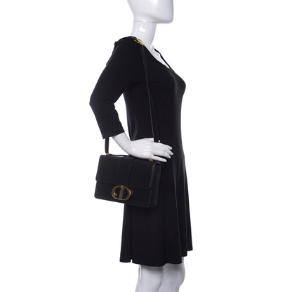 Christian Dior Smooth Calfskin 30 Montaigne Flap Bag Black 2 of 9