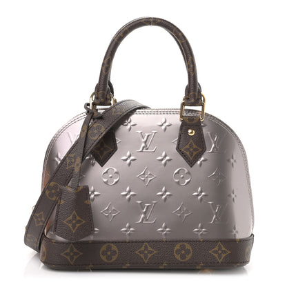 Louis Vuitton Vernis Monogram Alma BB Taupe Metallise 2 of 27