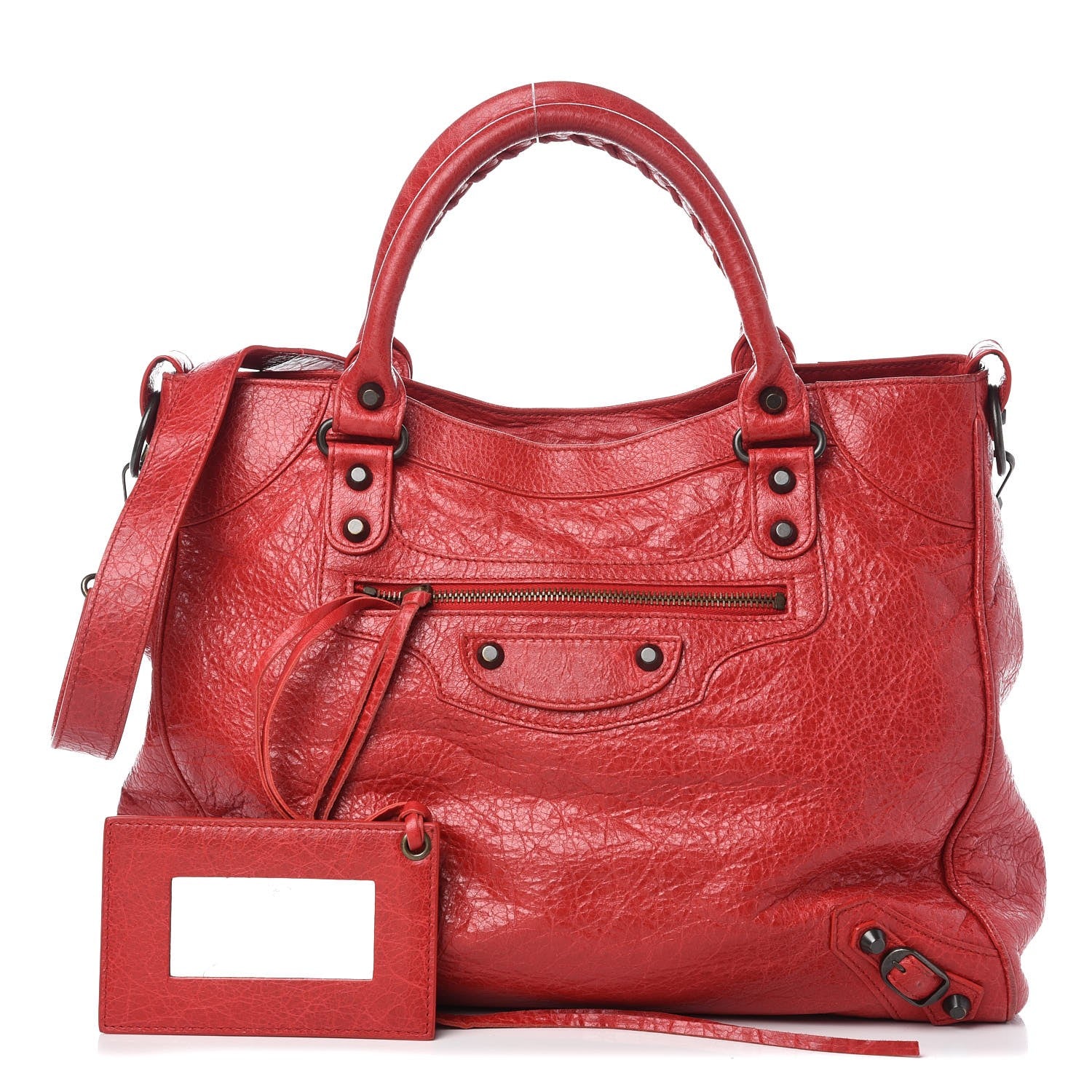 Balenciaga Agneau Classic Hardware Velo Rouge Cardinal 1 of 11
