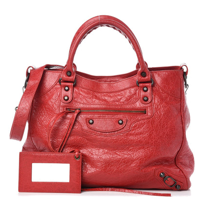 Balenciaga Agneau Classic Hardware Velo Rouge Cardinal 1 of 11