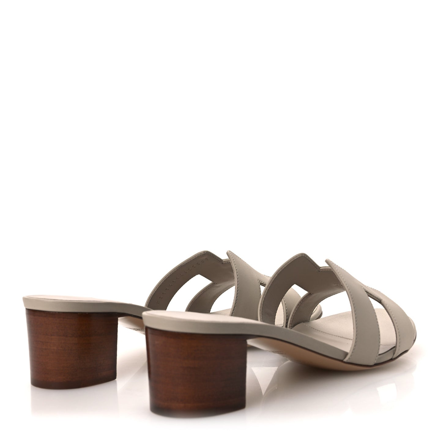 Calfskin Oasis Sandals 41 Beige Nude