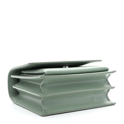 Saint Laurent Calfskin Small Monogram Sunset Vert Opaline 4 of 10