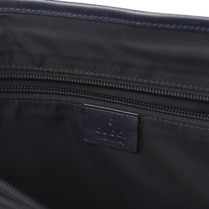 Gucci GG Plus Monogram Messenger Diaper Bag Navy 8 of 11