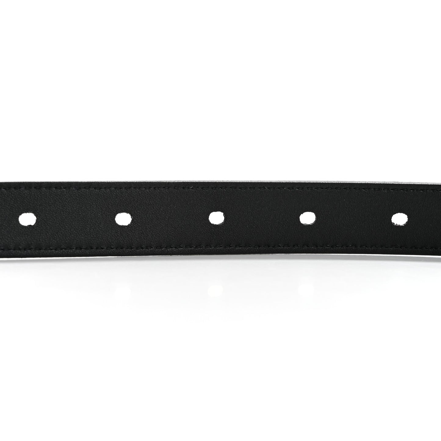 Smooth Calfskin Square Buckle Belt 100 40 Black