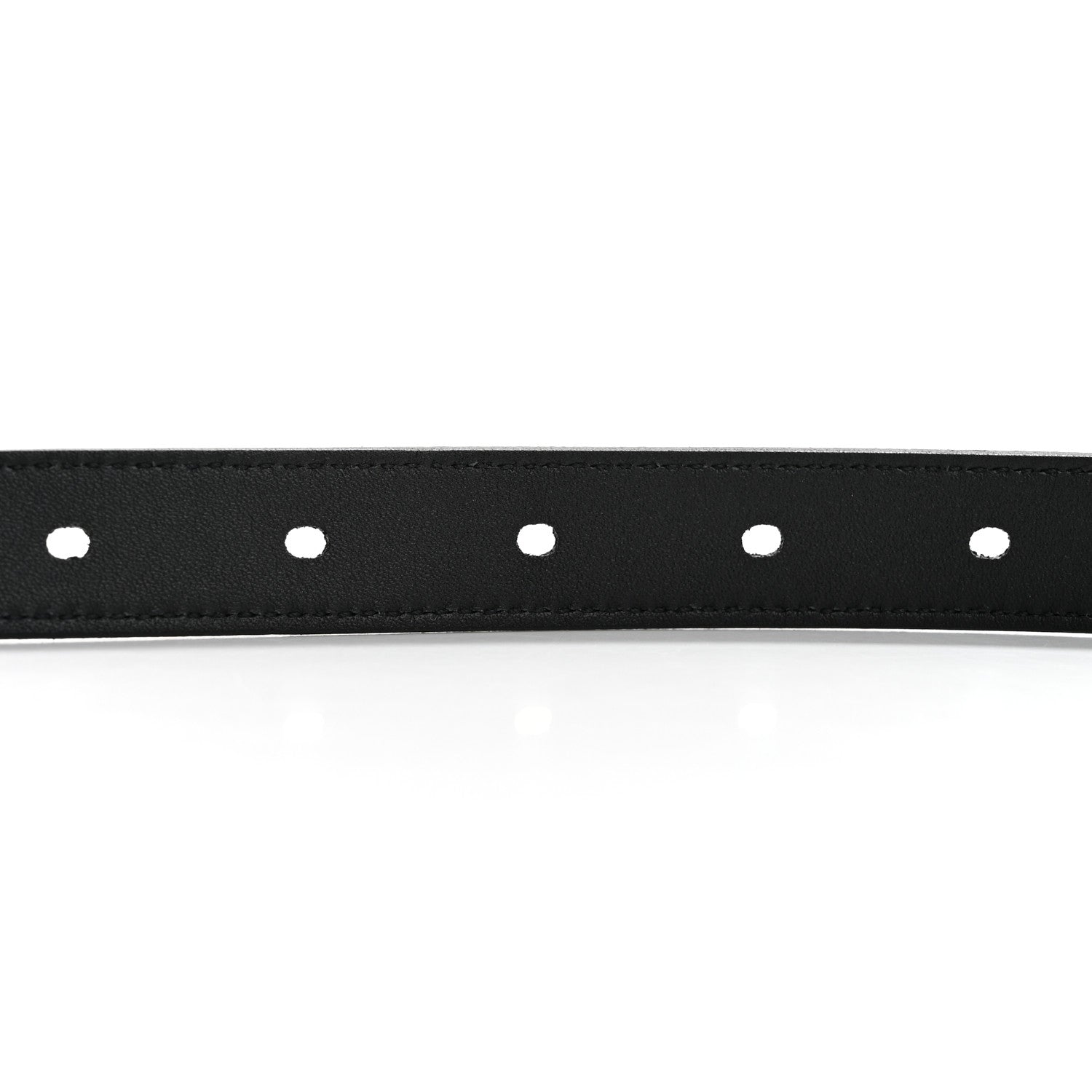 Saint Laurent Smooth Calfskin Square Buckle Belt 100 40 Black 4 of 7