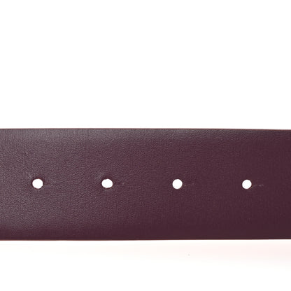 Valentino Garavani Glossy Calfskin VLogo Reversible 30mm Belt 100 40 Feminine Pink Indian Violet 4 of 6